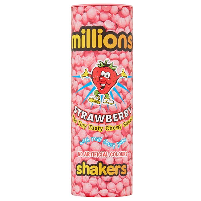 MILLIONS STRAWBERRY SHAKERS 82g