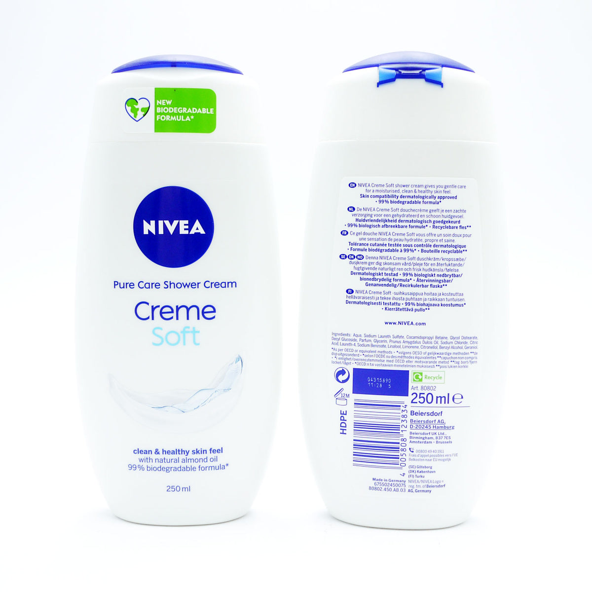NIVEA SHOWER CREAM SOFT 250ml —
