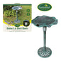 Solar Lit Bird Bath