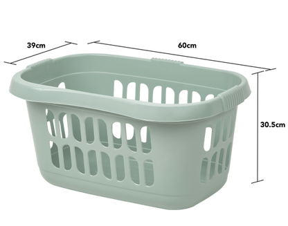 Casa Hipster Laundry Basket Silver Sage