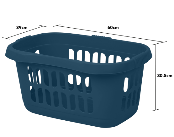 Casa Laundry Basket Hipster Navy