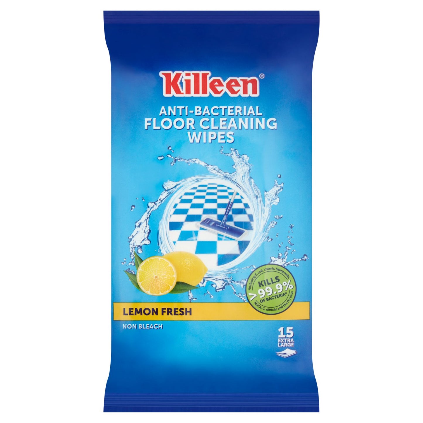 Killeen Lemon Fresh Antibac Wipes 40's