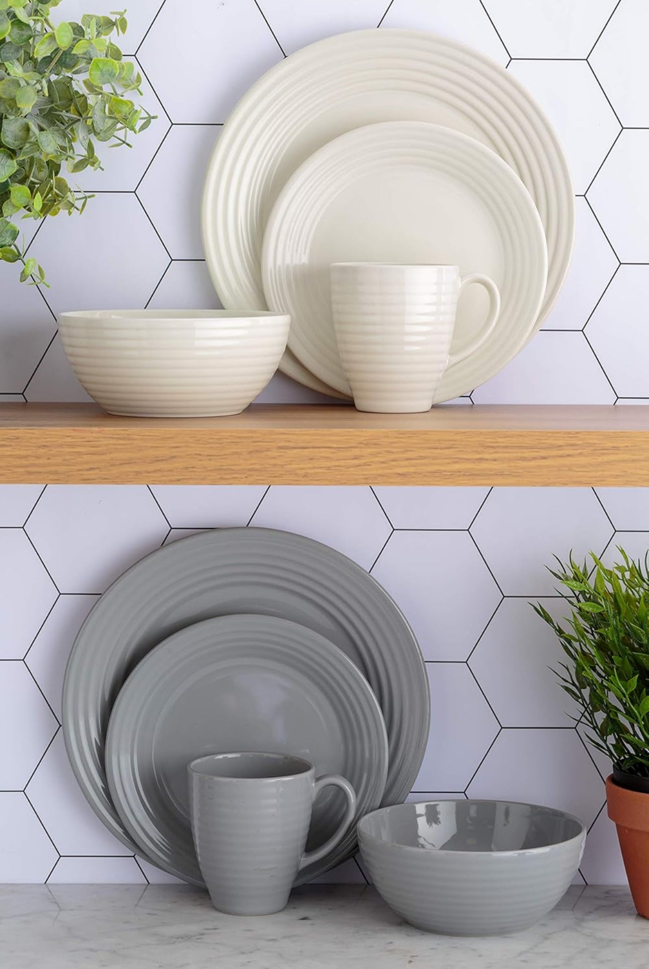 Typhoon Living Grey 27 CM Stoneware Dinner Plate