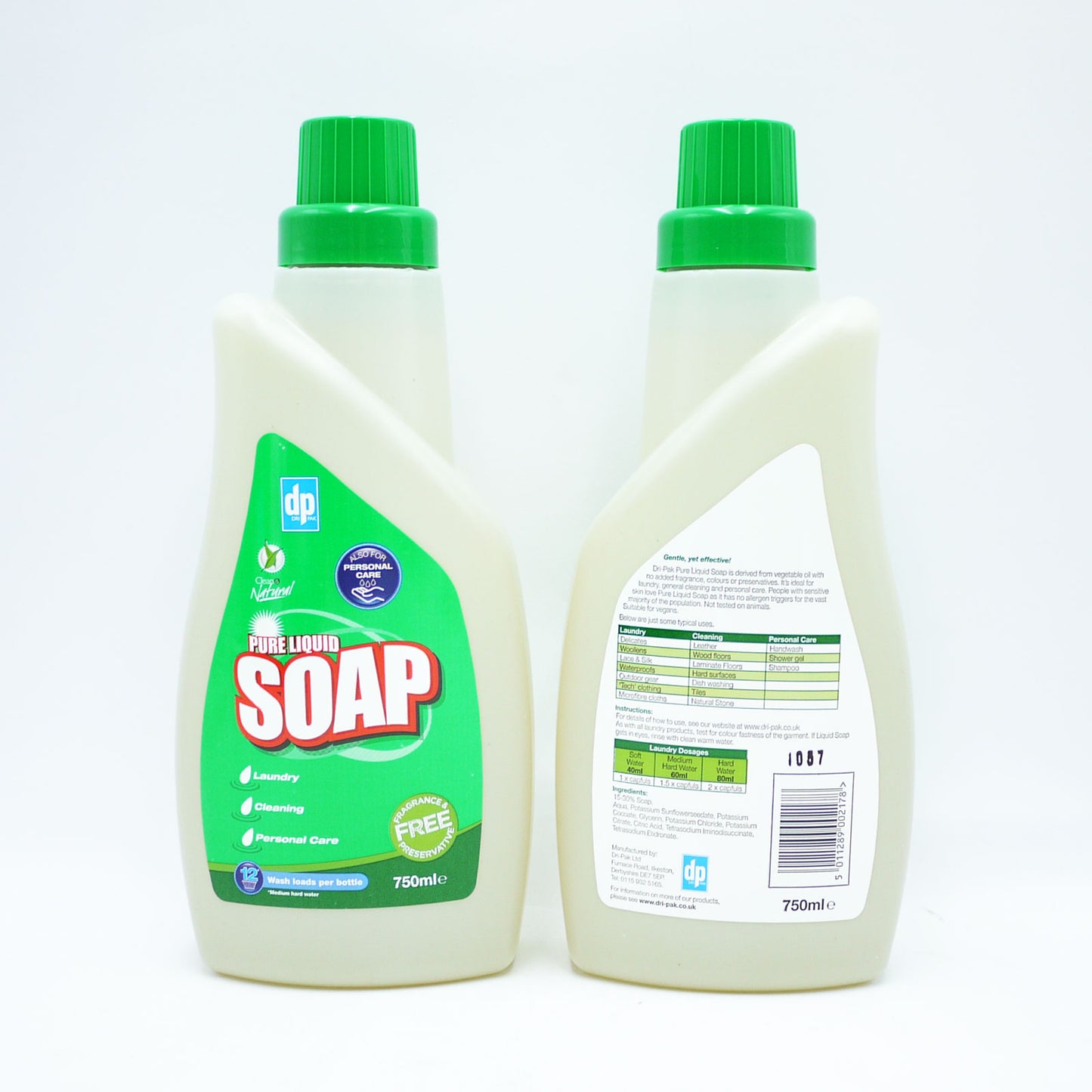 DRI PAK SOAP FLAKES LIQUID 750ML