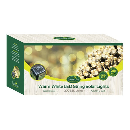 200 LED Solar Light - Warm White