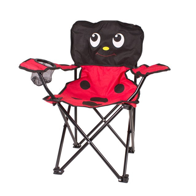 Kids Camping Chair - Assorted Ladybird or Tiger