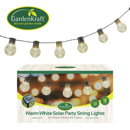 10 LED Solar Party String Light