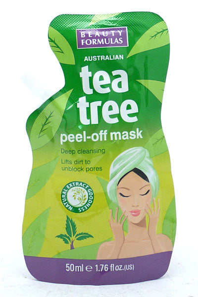 BEAUTY FORMULAS TEA TREE PEEL OFF MASK 50ML