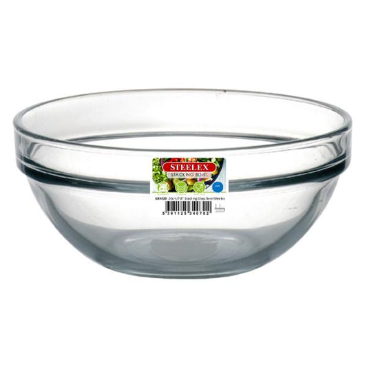 26cm GLASS STACKING BOWL 10" STE