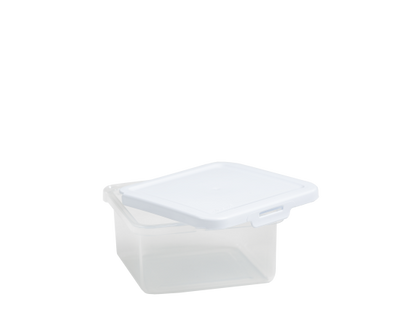 2.02 Food Locker 600ml Square Clear/White