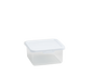 2.02 Food Locker 600ml Square Clear/White