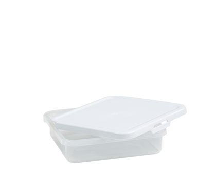 Food Locker 750ml Square Clear/White 3.01