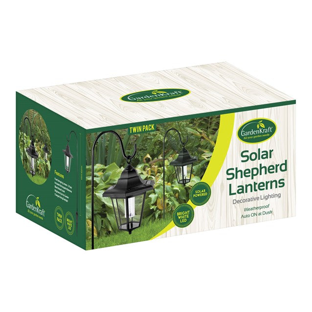 2pc Solar Shepherd Lantern