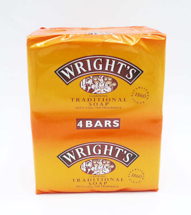 WRIGHTS SOAP BAR 4 PACK 125gm