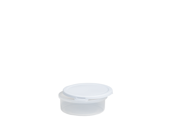 Food Locker 650ml Round Clear/White 10.01