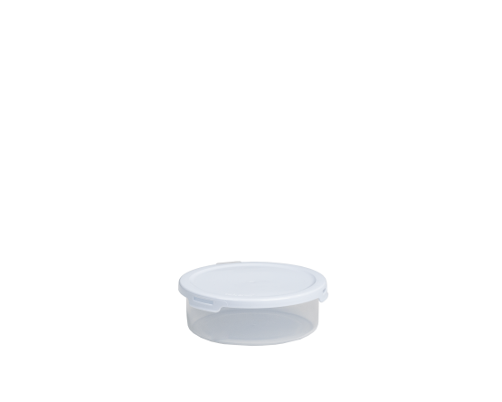 Food Locker 650ml Round Clear/White 10.01