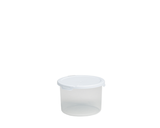 Food Locker 1.2L Round Clear/White 10.02