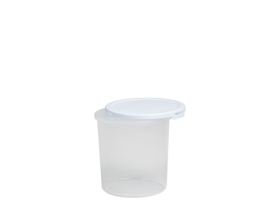 Food Locker 1.8L Round Clear/White 10.03