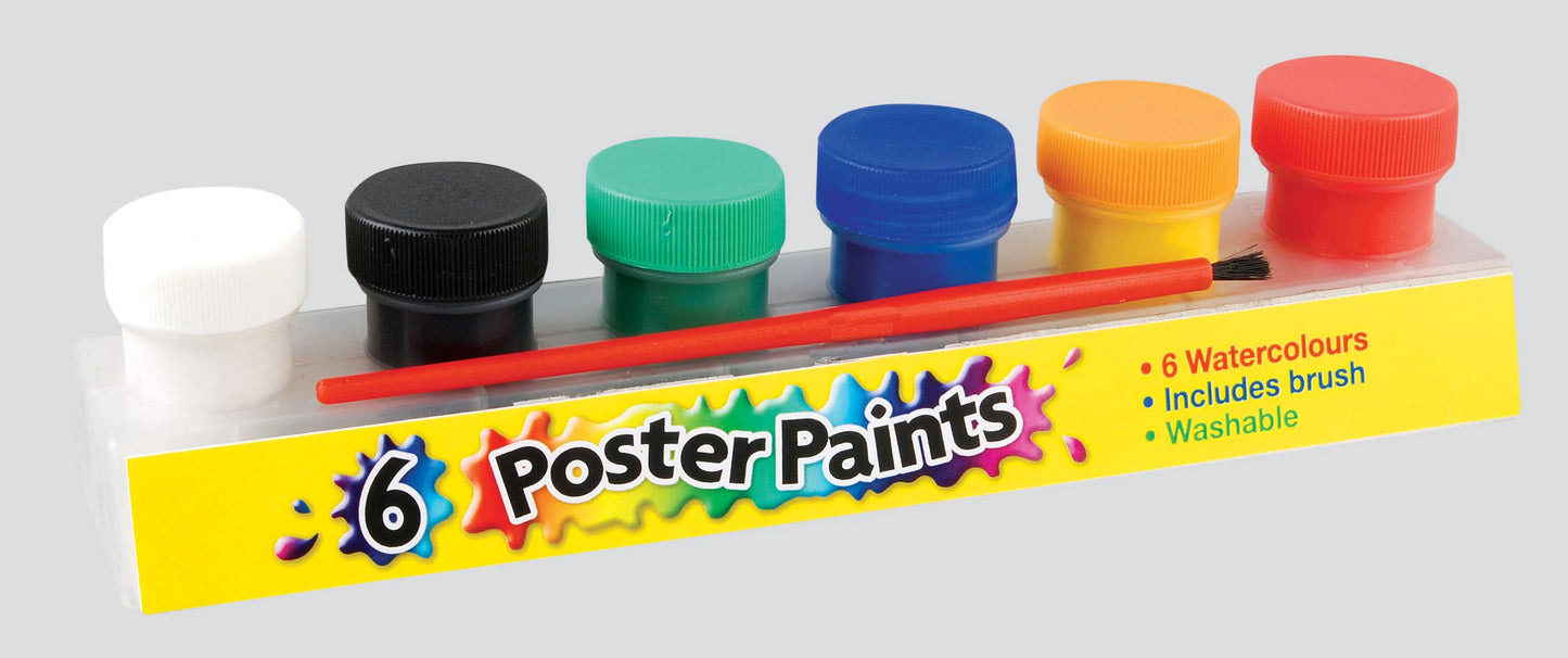 6pk poster Paints