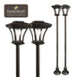 2PK Solar LED Lamp Post