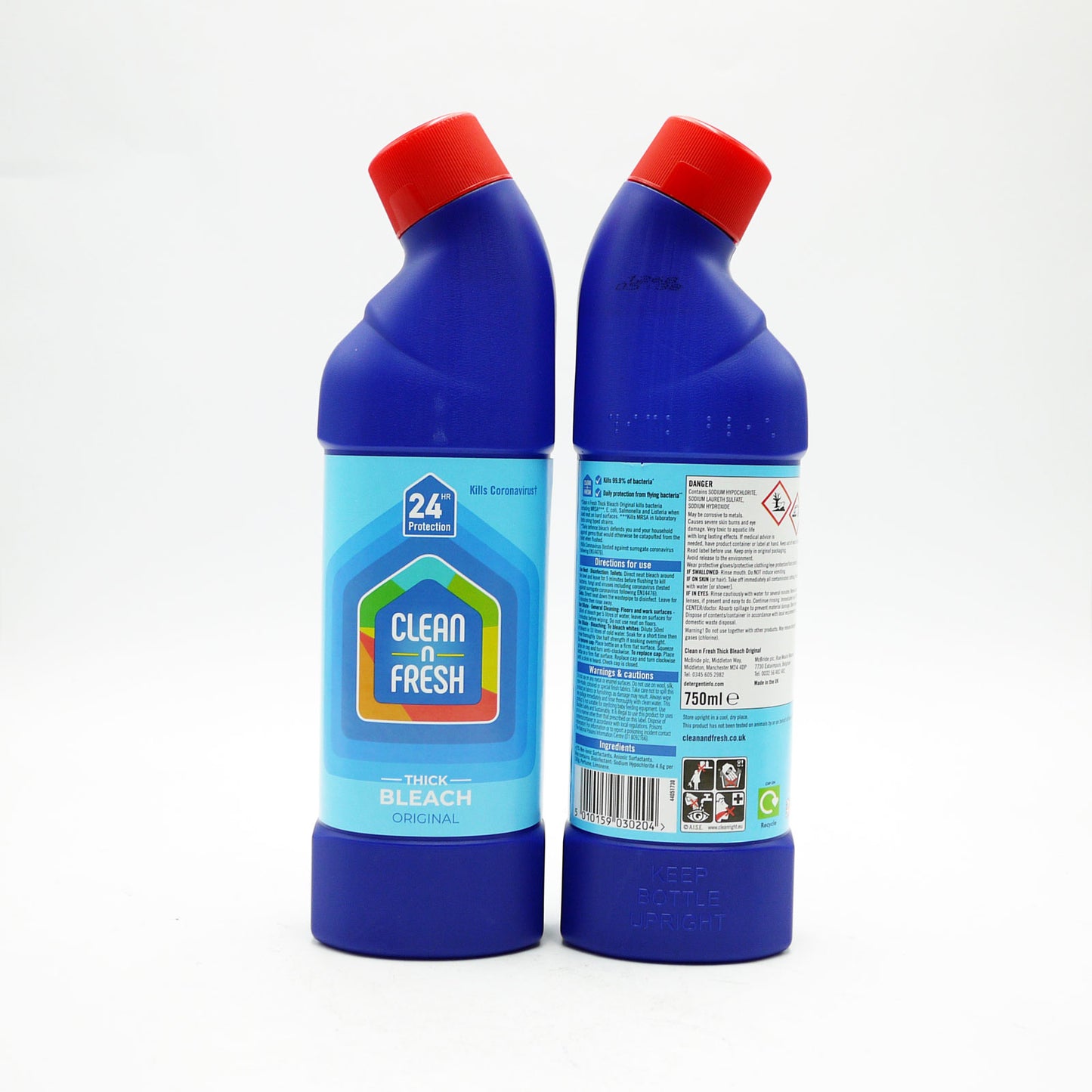 CLEAN & FRESH THICK BLEACH ORIGINAL 750ML