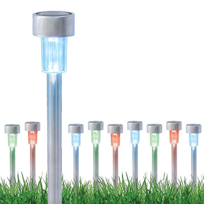 16pk S/S Bollard Solar Lights-Colour