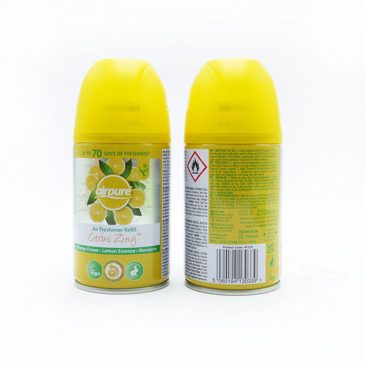 AIRPURE AIR FRESH AUTO REFILL CITRUS 250ML