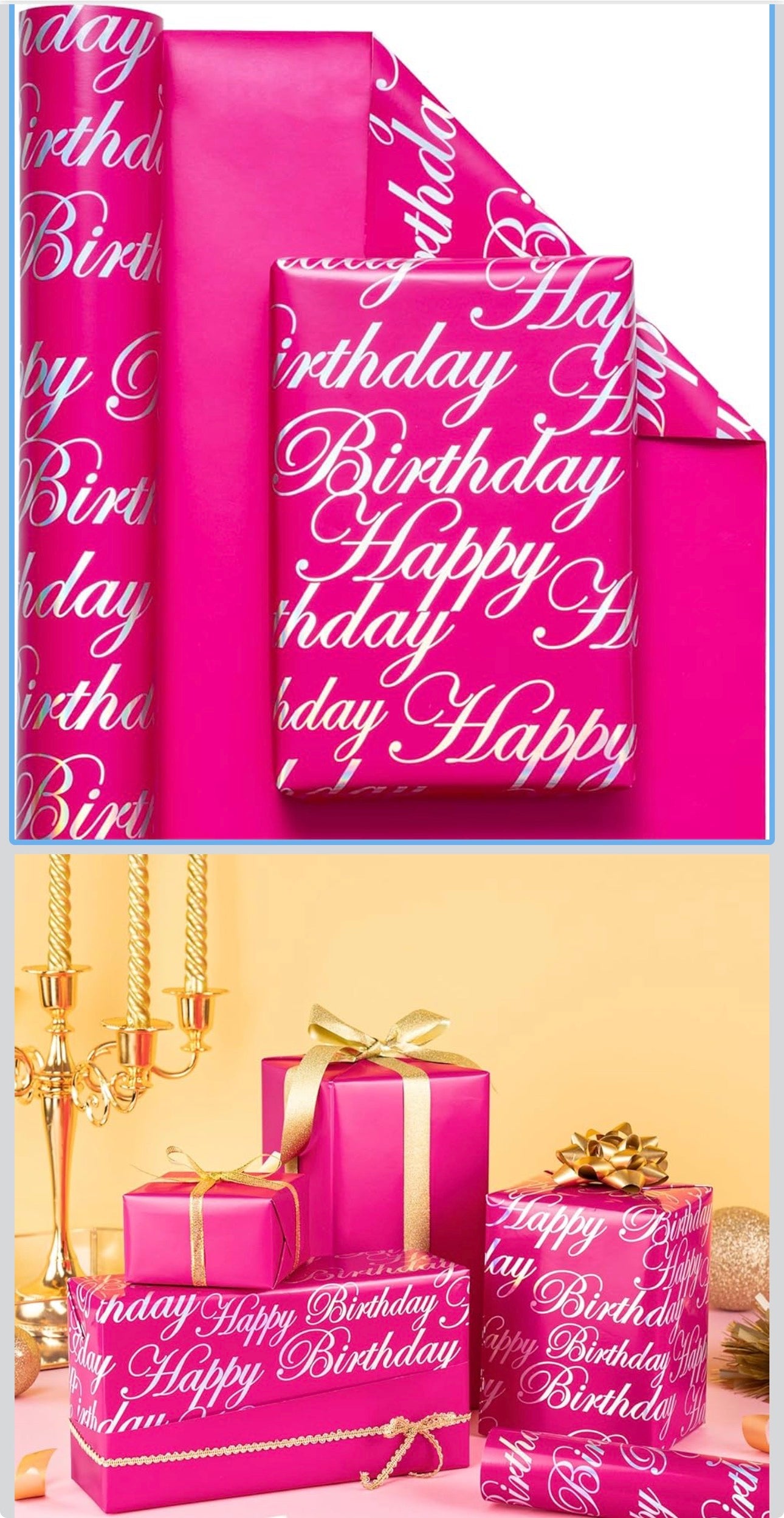 Recyclable Gift wrap 3mtr
