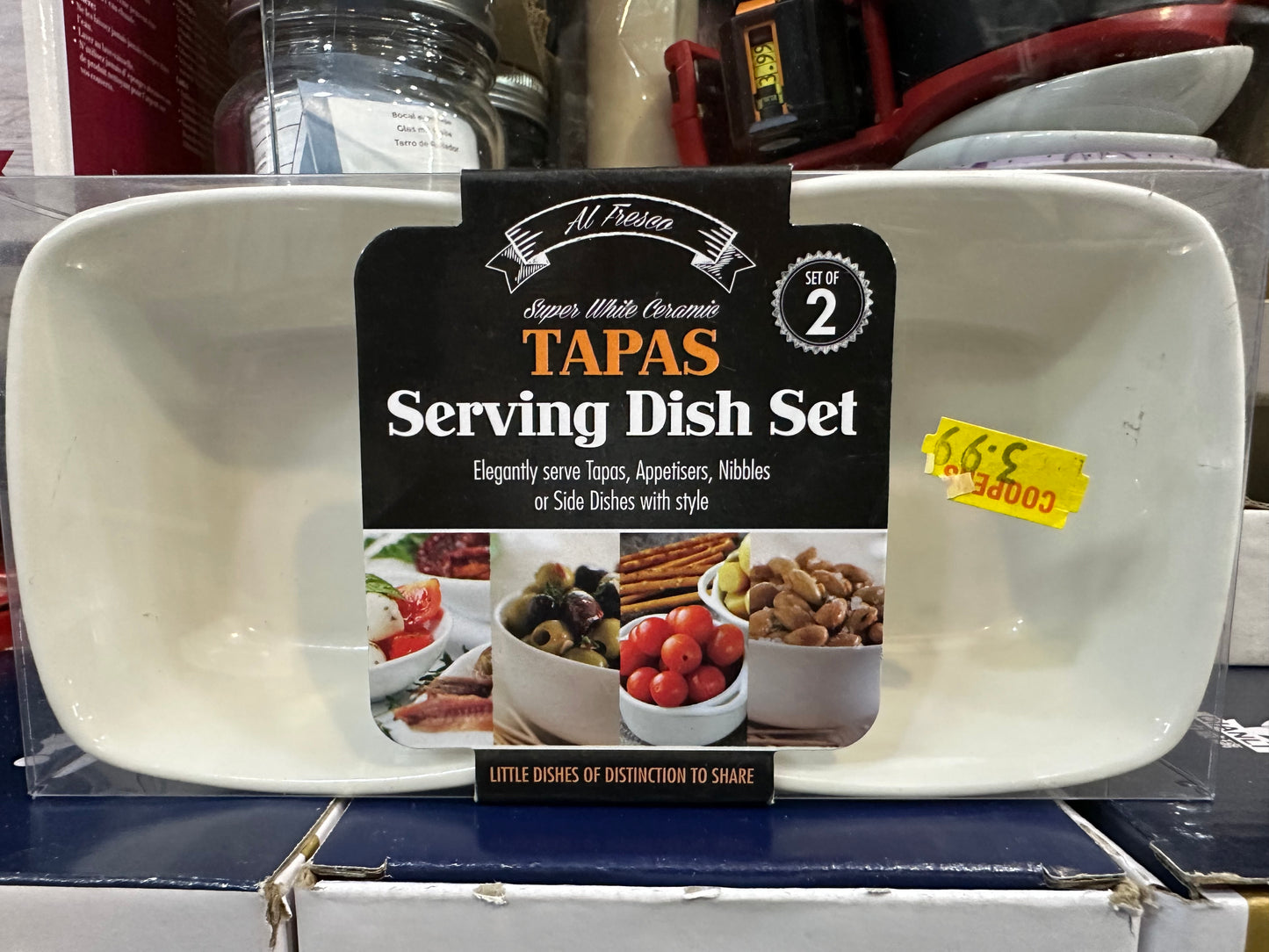MINI-ASSORTIMENT DE TAPAS CARRÉS 2pc 3,5