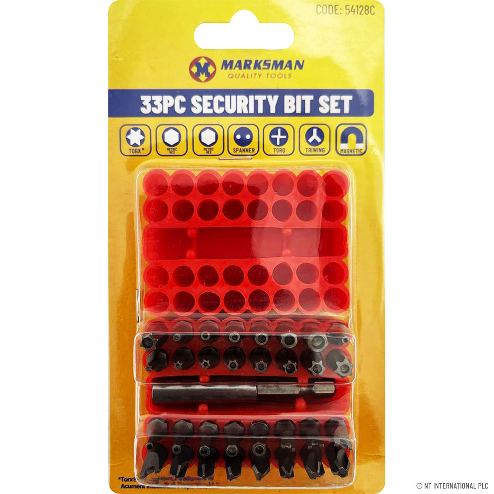 Jeu d'embouts de sécurité 25 mm 33 pièces – Outils haut de gamme pour protéger vos biens