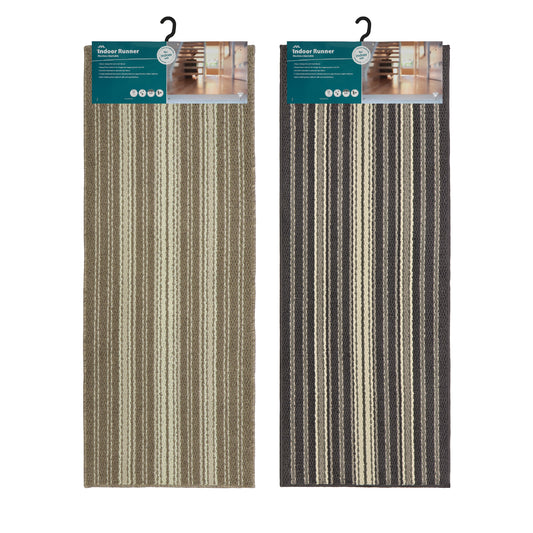Tapis de couloir lavable Hubble pour l'intérieur - Couleurs assorties | Environ 57x150cm