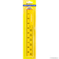 Versatile 1m Folding Ruler On Card - Explore Precision in Yellow