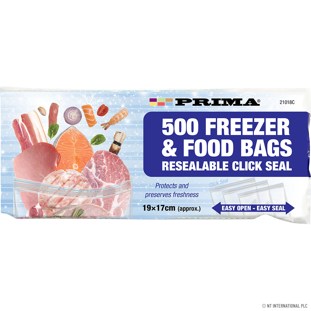 500 sacs de conservation et congélation en rouleau 19 x 17 cm | Solution de rangement pratique.