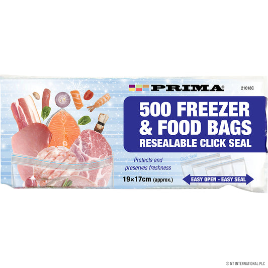 500 sacs de conservation et congélation en rouleau 19 x 17 cm | Solution de rangement pratique.