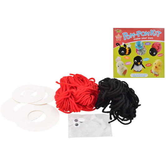Get Creative with Our Pom Pom Kit (6 Assorted Colors) | Craft Supplies