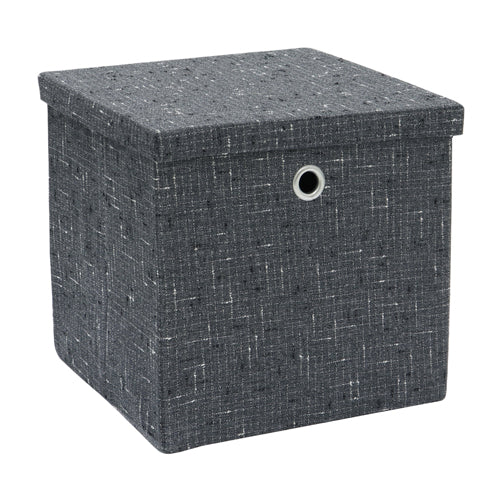 Organisez en toute simplicité : Boîte de rangement pliable en tissu Shadow.