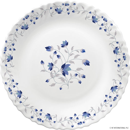 Sublimez votre style avec l'assiette plate Classique - Bleu Mystique.