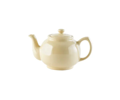Théière élégante crème 2 tasses Théière en céramique raffinée pour les amateurs de thé