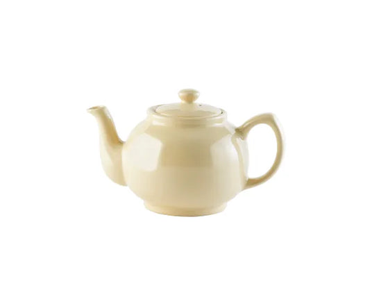 Théière élégante crème 2 tasses Théière en céramique raffinée pour les amateurs de thé