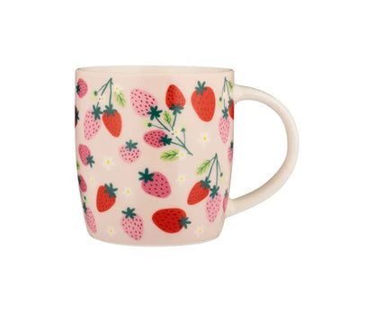 Mug en porcelaine fine Price & Kensington 340 ml - Fraises