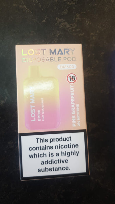 Lost Mary Pink Grapefruit Disposable Pod