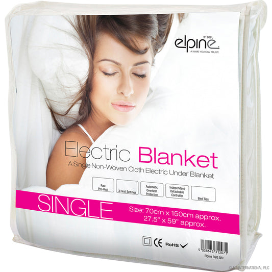 Passez des nuits douillettes avec notre couverture chauffante électrique simple – 70 x 150 cm | Découvrez le summum du confort.