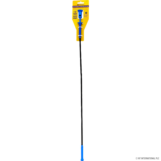 Workspace with LED Magnetic 4-Claw Pick-Up Tool