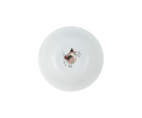 Bol à céréales Poules Campagnardes 18cm :
