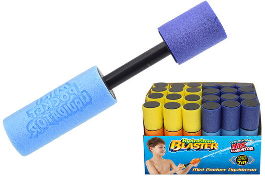 Foam Shooter Mini Pocket Liquidator in Display Box - Fun Toy for Kids and Adults