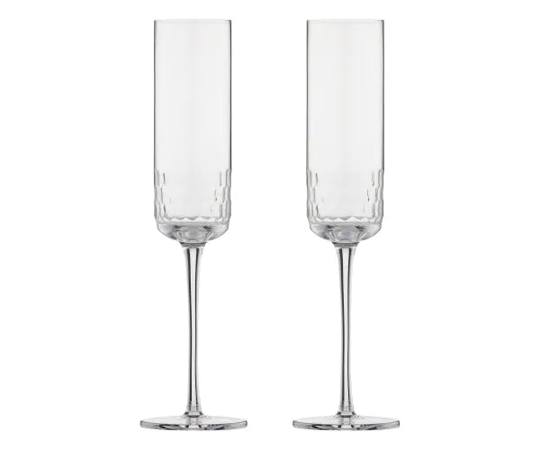 Lot de 2 flûtes à champagne élégantes Pisa 23cl