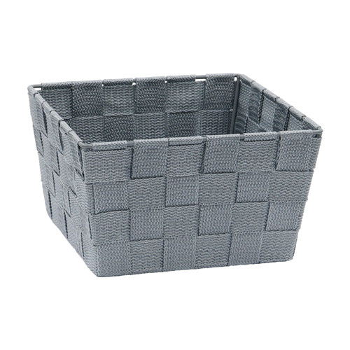 Organisez avec style grâce au panier de rangement Vichy Square en nylon.