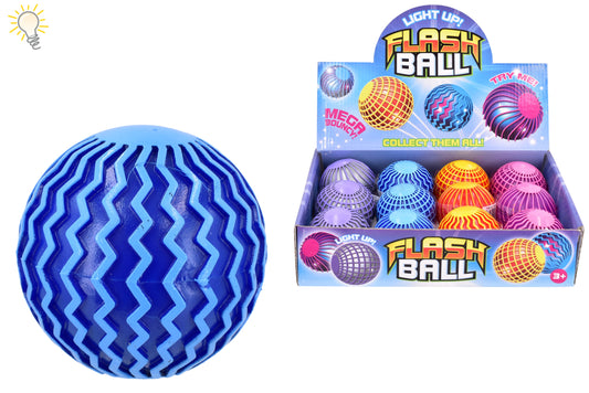 lluminate Playtime Fun: Hot Colour 'Light Up' Bounce Ball Display Box