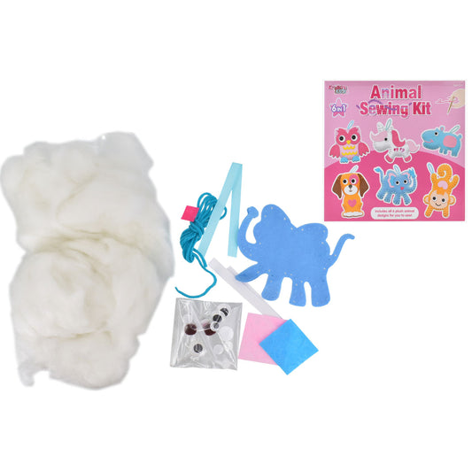 Explore Our Adorable Animal Sewing Kits - Set of 6 Assorted Designs | Perfect for Crafting Fun