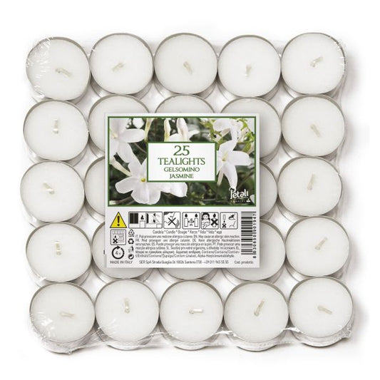 Illuminez votre intérieur avec les bougies chauffe-plat Petali Jasmin x25